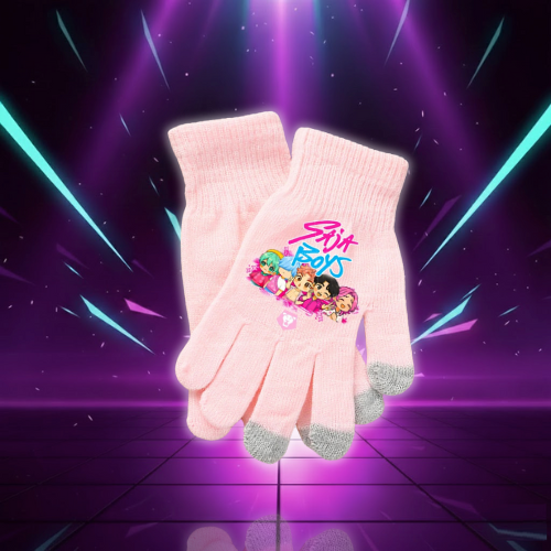 Gants Roses pour Filles KPop Demon Hunters