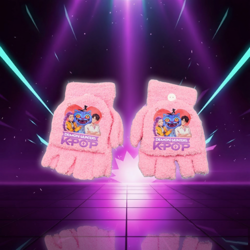 Gants Mi-doigts Kawaii Demon Hunters pour Filles