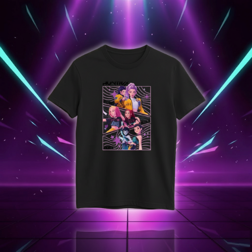 T-shirt Coréen Huntrix Demon Hunters