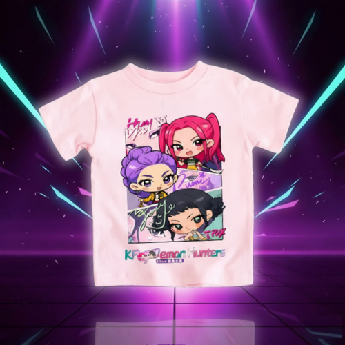 T-shirt Kawaii Animé Huntrix Demon Hunters