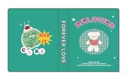 72 Pocket For Photocards Collect Book With Stickers Card Holders Kpop Photo Album Holder Name Card Storage Organizer Stationary