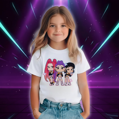 T-shirt Anime KPop Huntrix pour Enfant