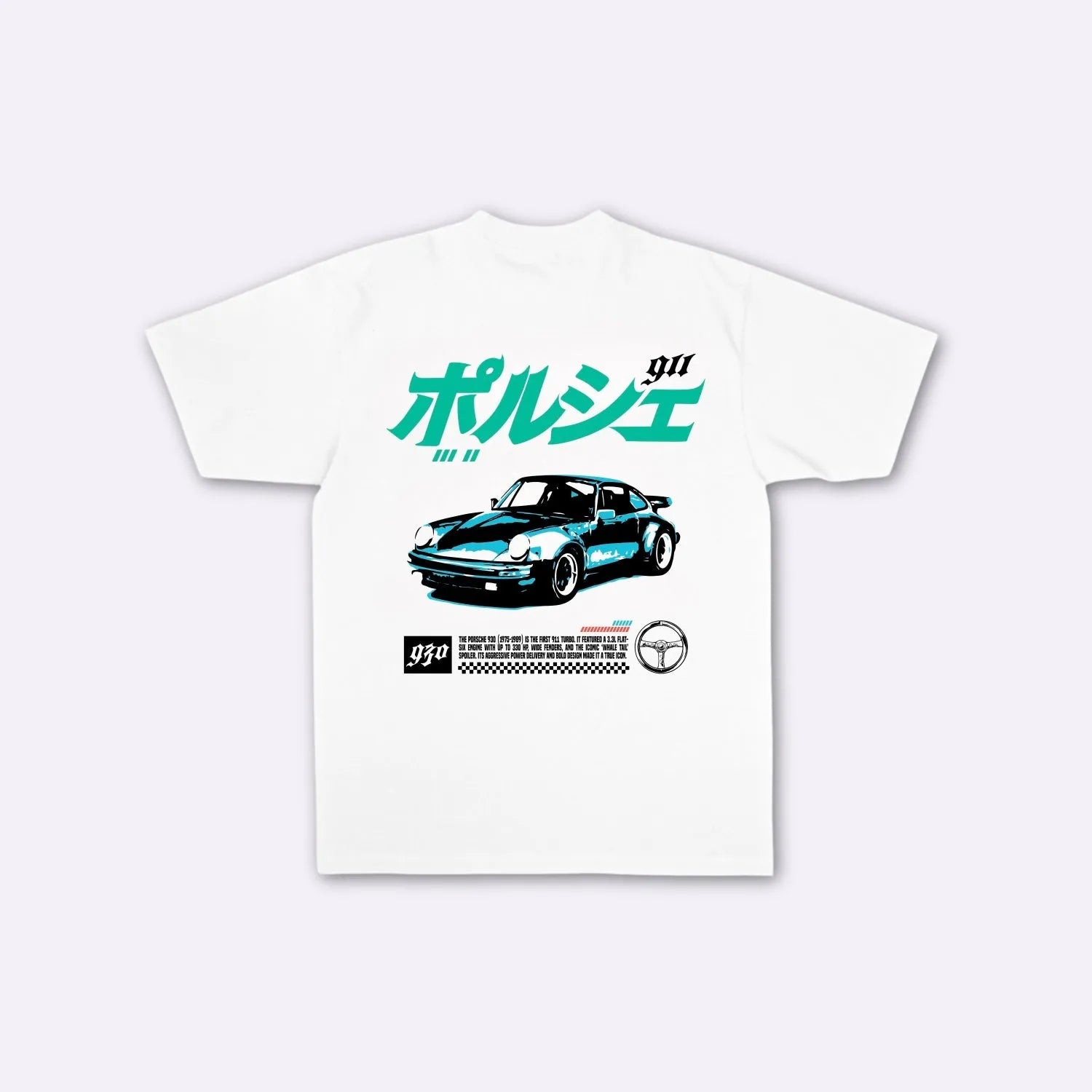 911 - T-shirt japonais oversize