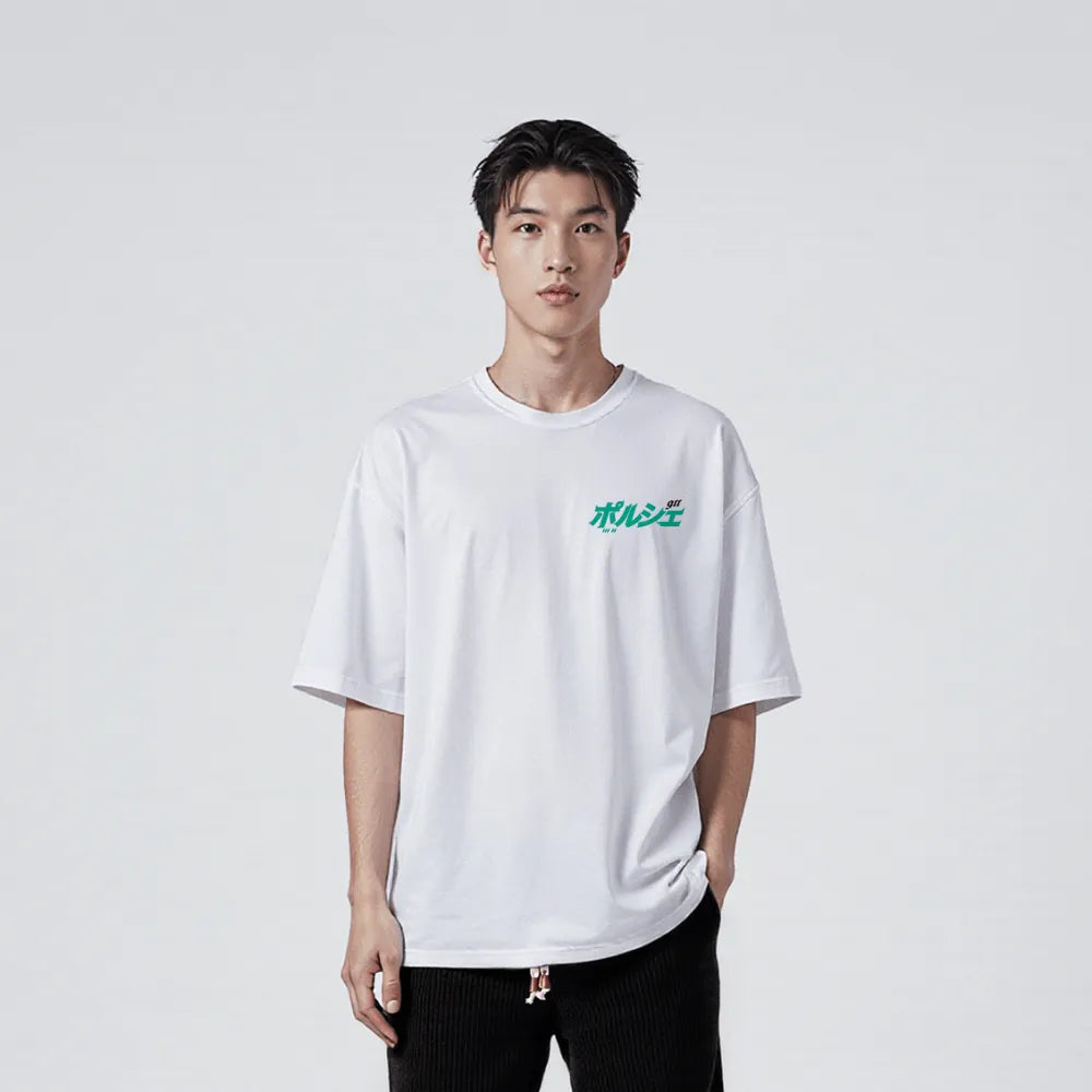 911 - T-shirt japonais oversize