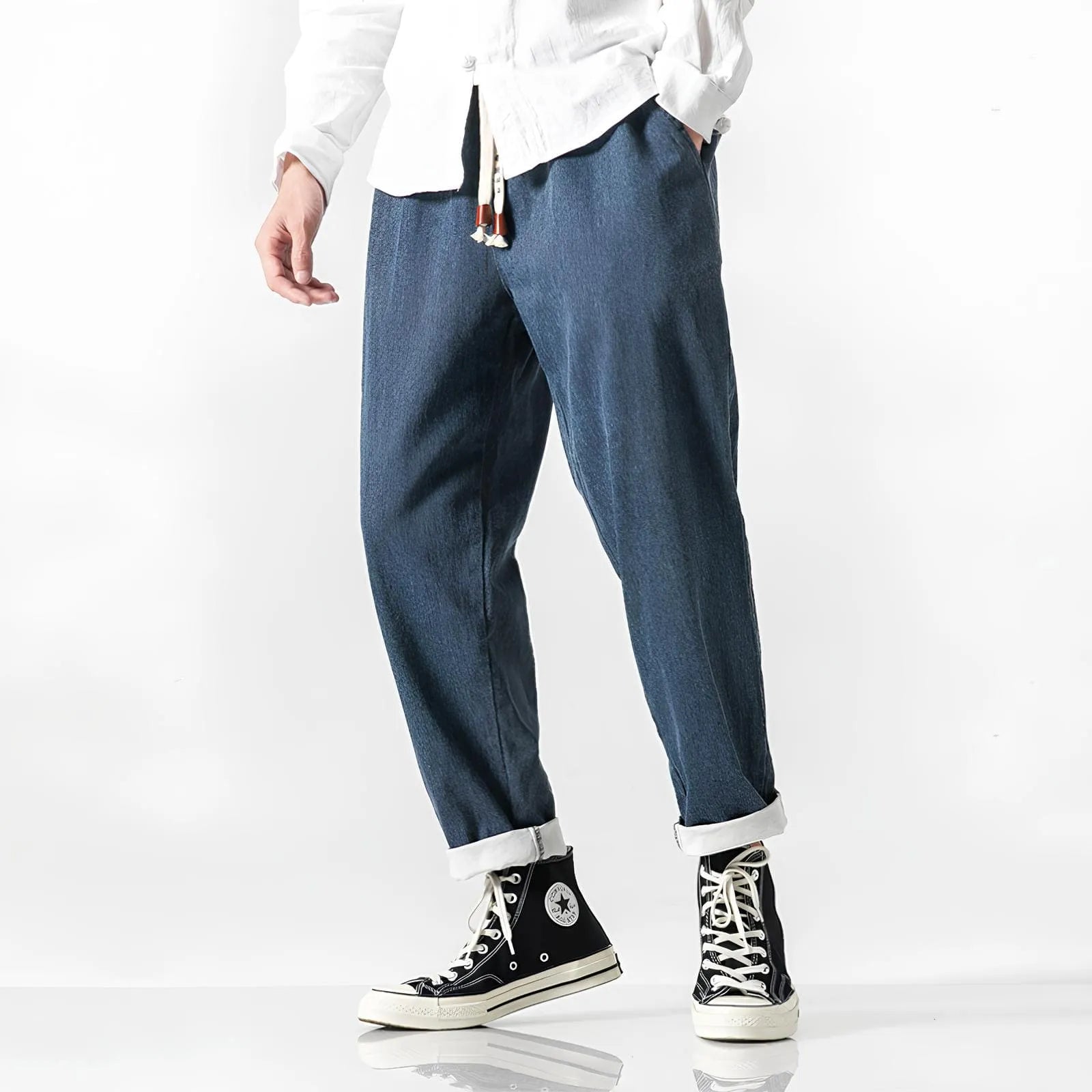 Asami - Pantalon denim confort