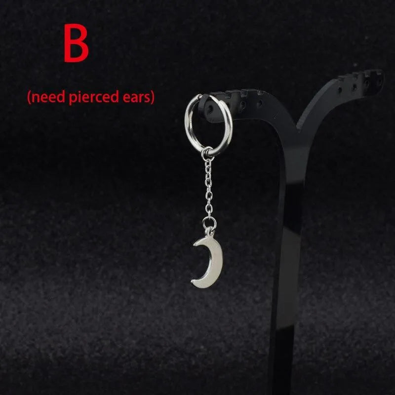 Boucle d'oreille - Croissant de lune