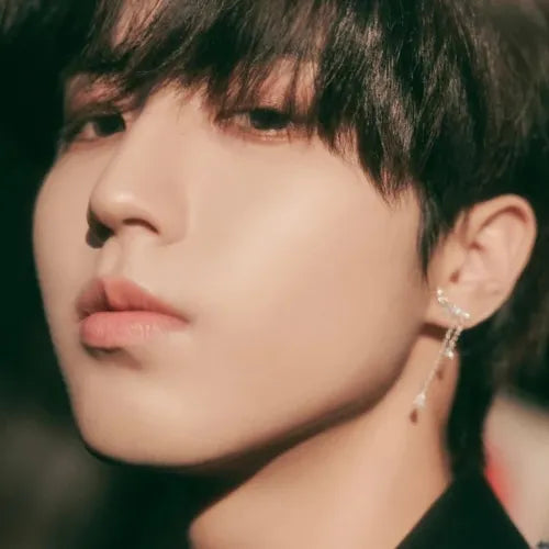 Boucles d'oreilles Pendantes Doré - groupe Stray Kids