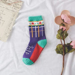 Chaussette Coreenne Retro