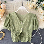 Chemisier Coreen Court à Broderie