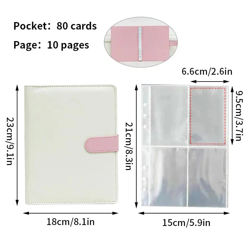 Classeur Photocards en Cuir K-pop