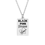 Collier Argenté Blackpink - Jisoo