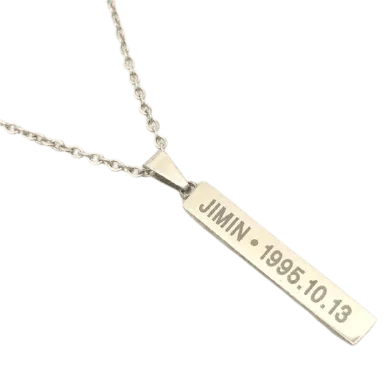 Collier pendentif BTS