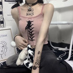 Crop Débardeur à Lacets