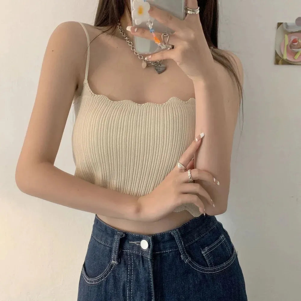 Débardeur D'été Couleur Unie