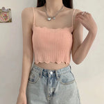 Débardeur D'été Couleur Unie