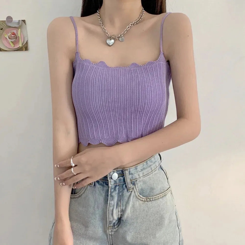 Débardeur D'été Couleur Unie