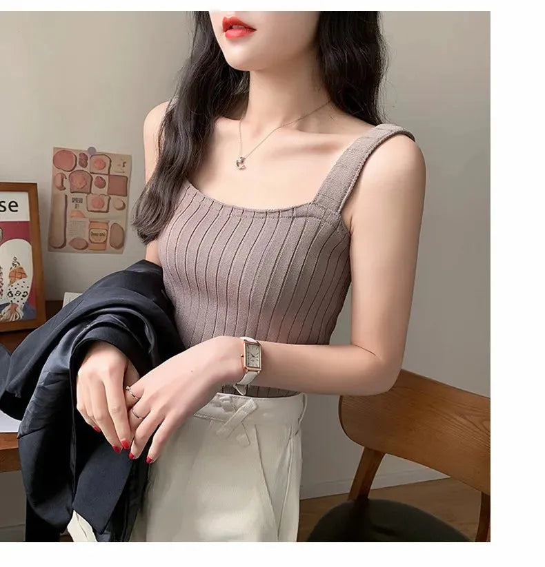 Débardeur Korean Couleur Unie