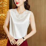 Débardeur Korean Satin Femme