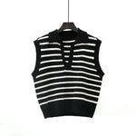 Débardeur Pull à Rayure