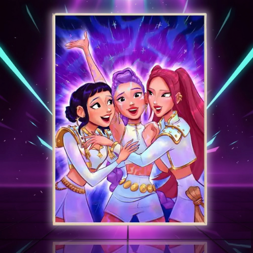 Poster Décoratif KPop Demon Hunters