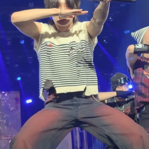 Jeans Oversize Jeongin - groupe Stray Kids