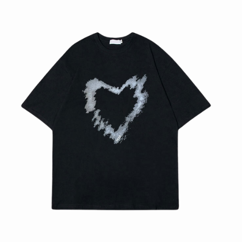 T-shirt Coeur Oversize LeeKnow - groupe Stray Kids