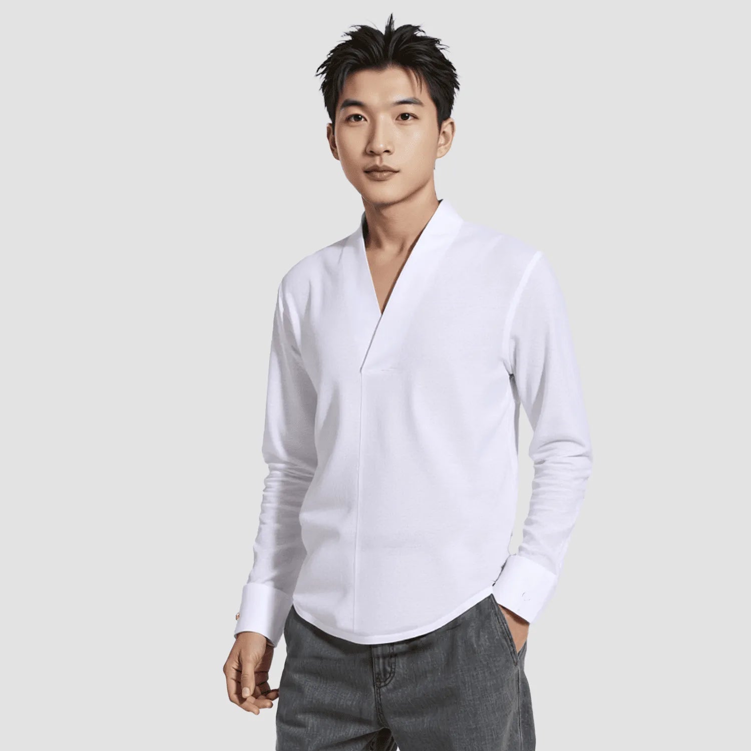 Jun - Chemise à manches longues en lin