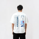 Kanagawa - T-shirt japonais oversize