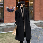 Long Manteau Noir Korean