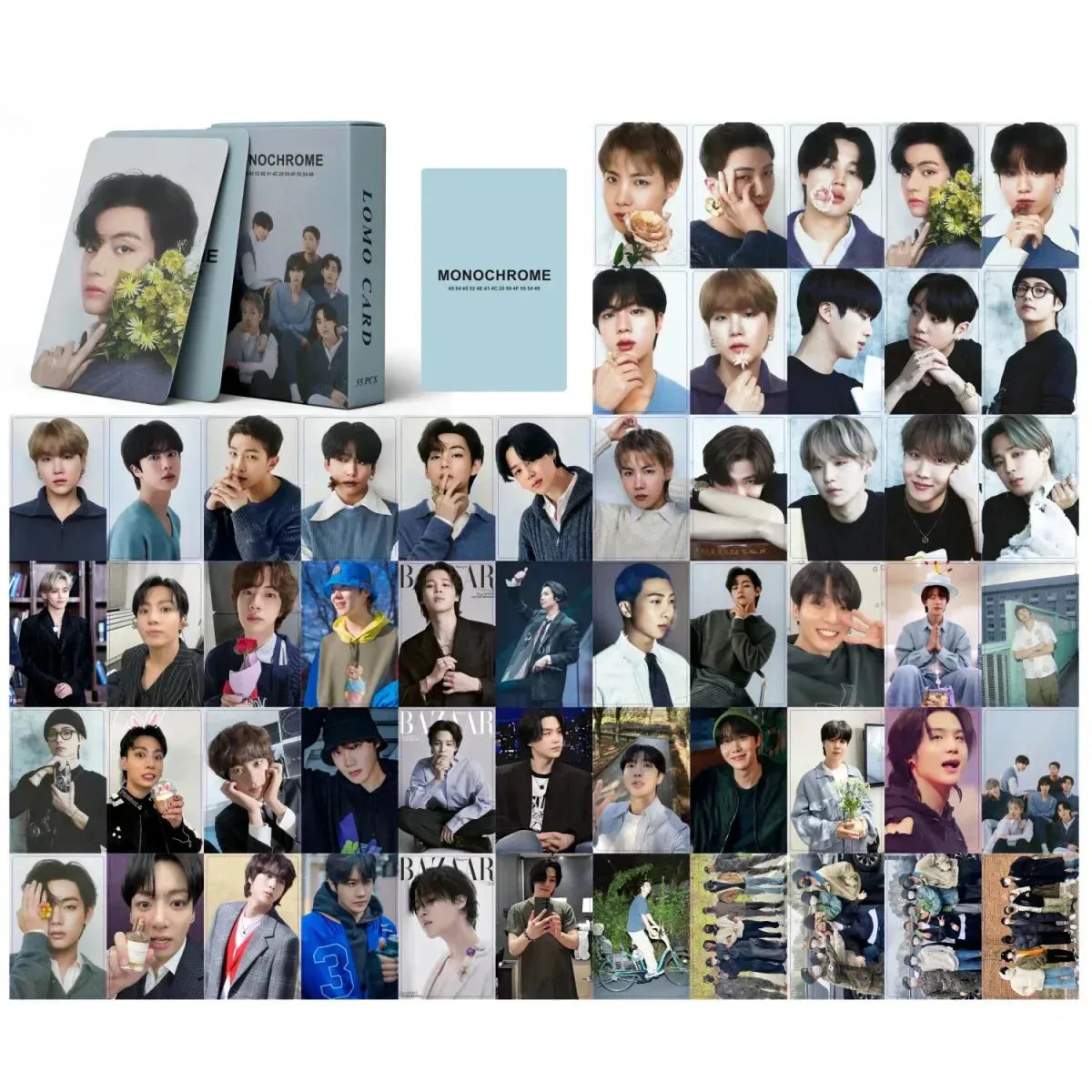 Lot de 55 Photocards BTS
