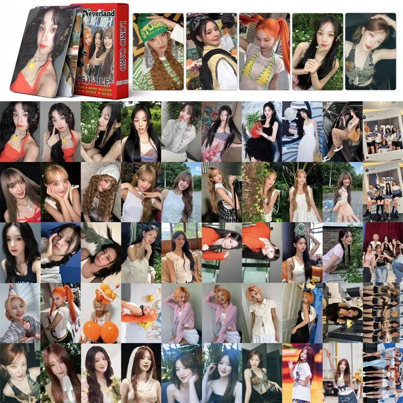 Lot de 55 Photocards K-pop - Groupe (G) I-DLE