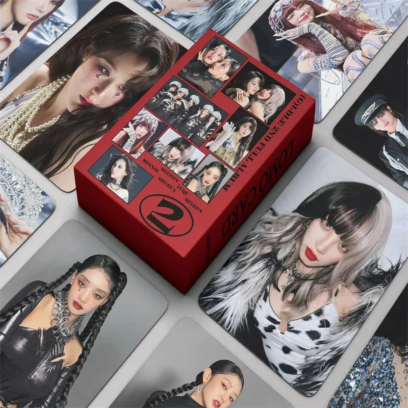 Lot de 55 Photocards K-pop - Groupe (G) I-DLE