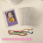 Lot de protege photocard plastique