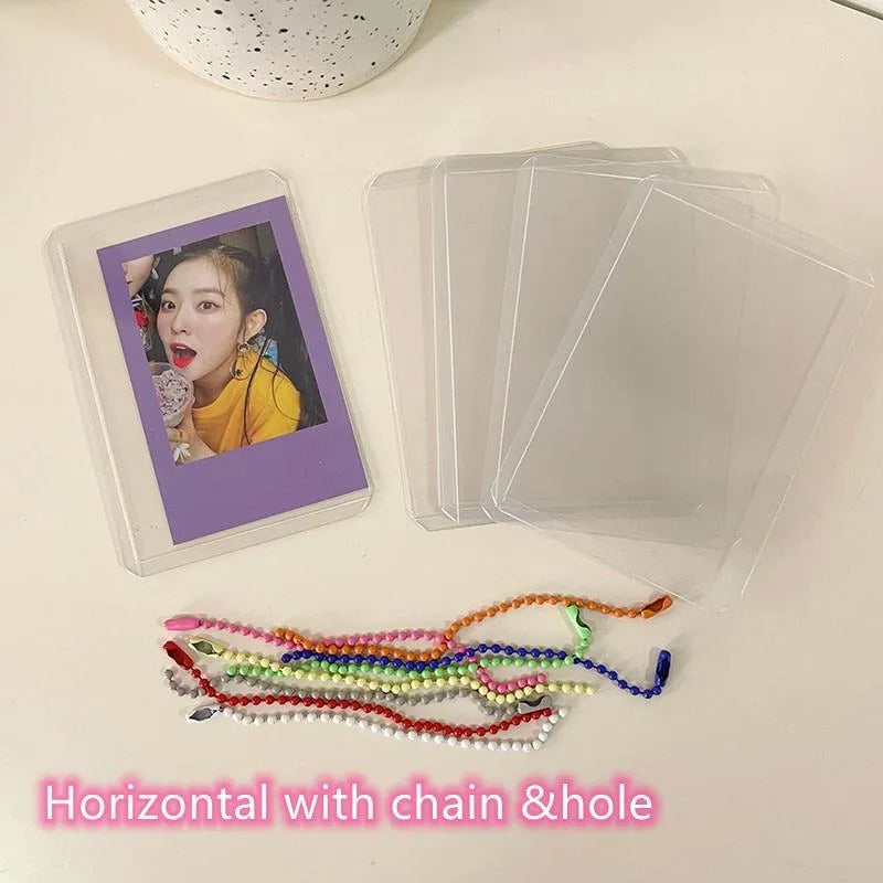 Lot de protege photocard plastique