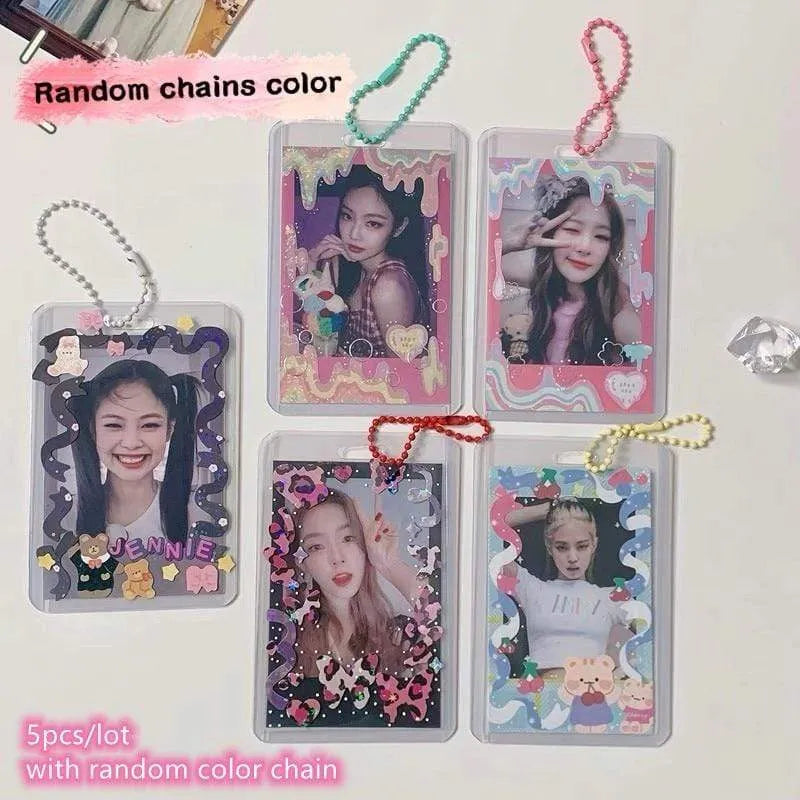 Lot de protege photocard plastique