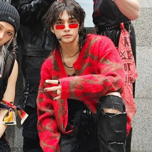 Lunettes Rectangles Hyunjin - Groupe Stray Kids