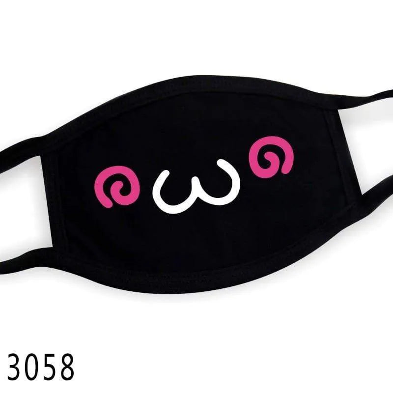 Masque coréen - Motif bouche