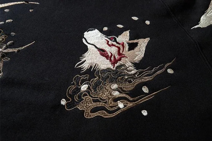 Ookami - Hoodie brodé