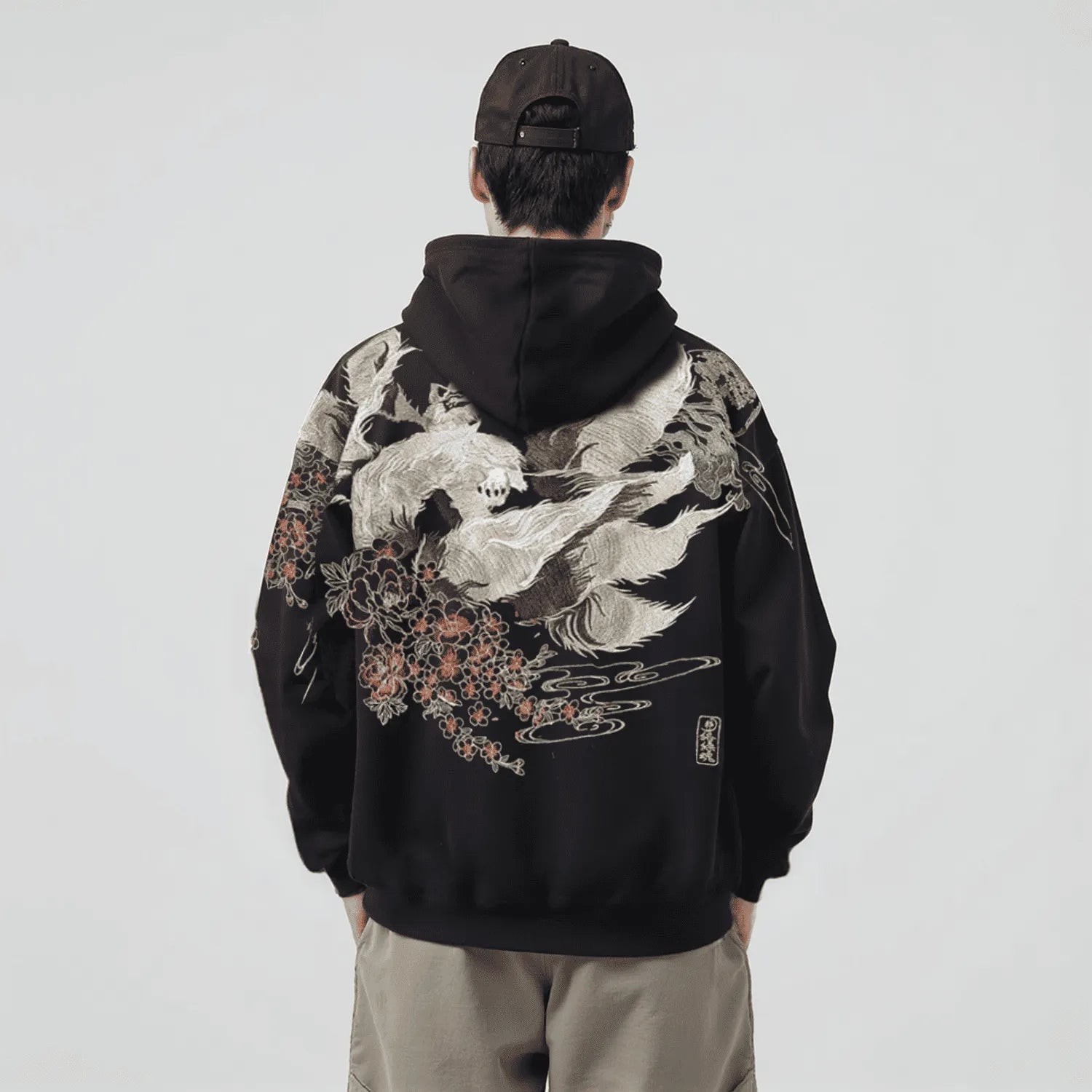Ookami - Hoodie brodé