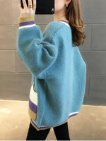 Pull Cardigan Oversize Femme