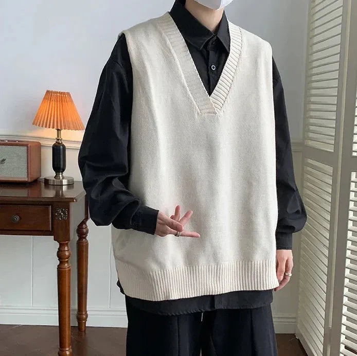 Pull Sans Manches Homme