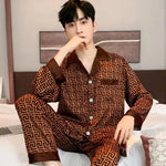 Pyjama Korean Homme Marron