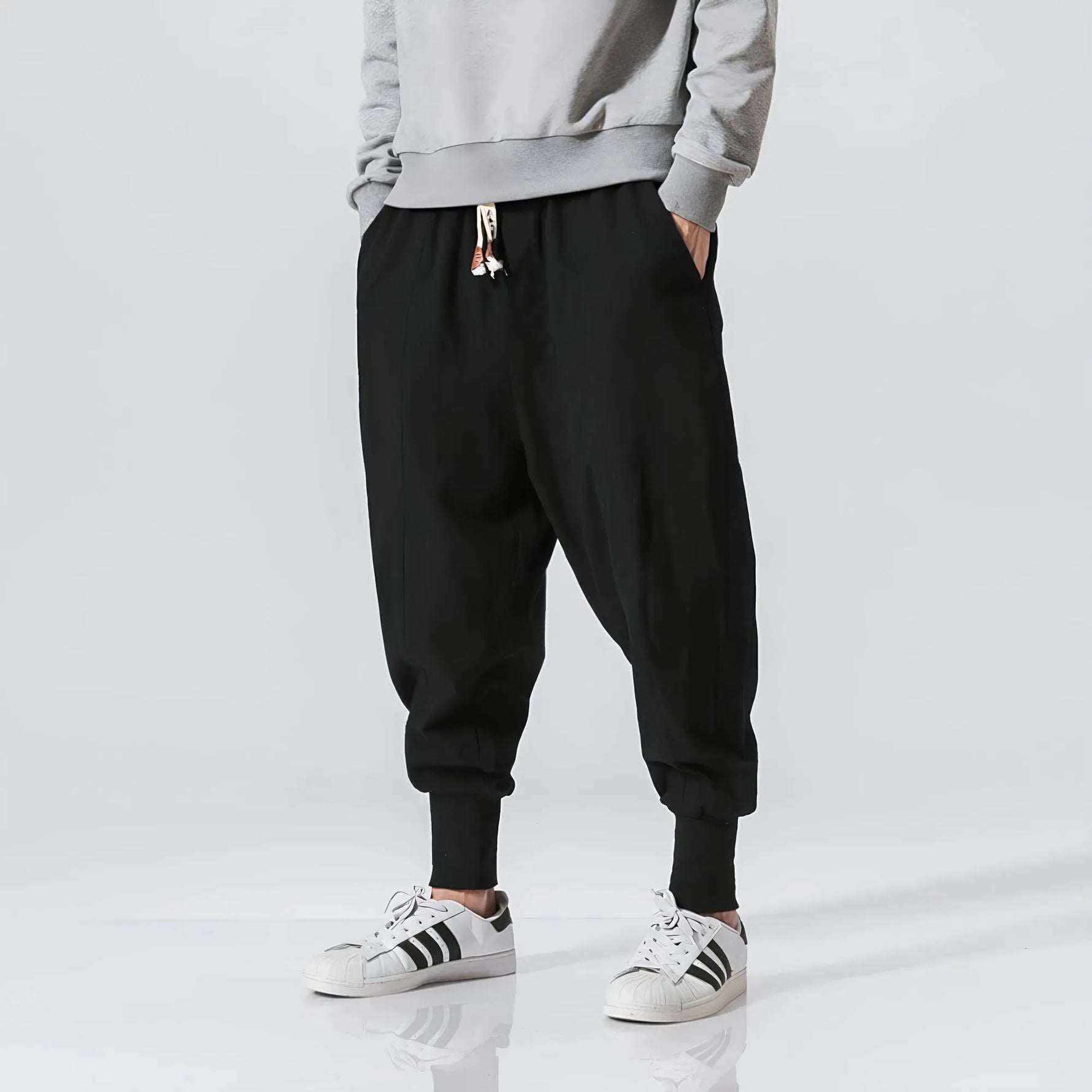 Riku - Pantalon harem confort en coton