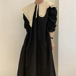 Robe Noir Manche