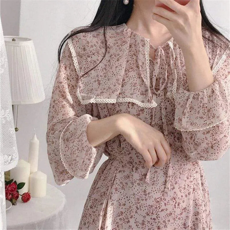 Robe florale vintage
