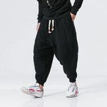 Shao - Pantalon harem confort en coton