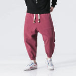 Shao - Pantalon harem confort en coton