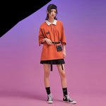 T-Shirt Polo Oversize Coréen