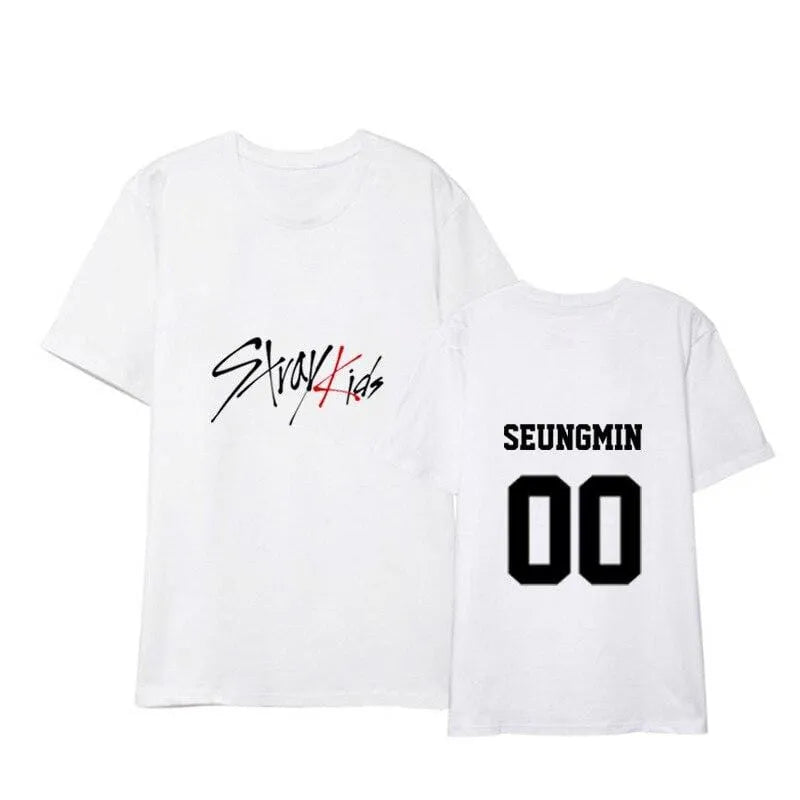T-Shirt Stray Kids </br> Membres Groupe