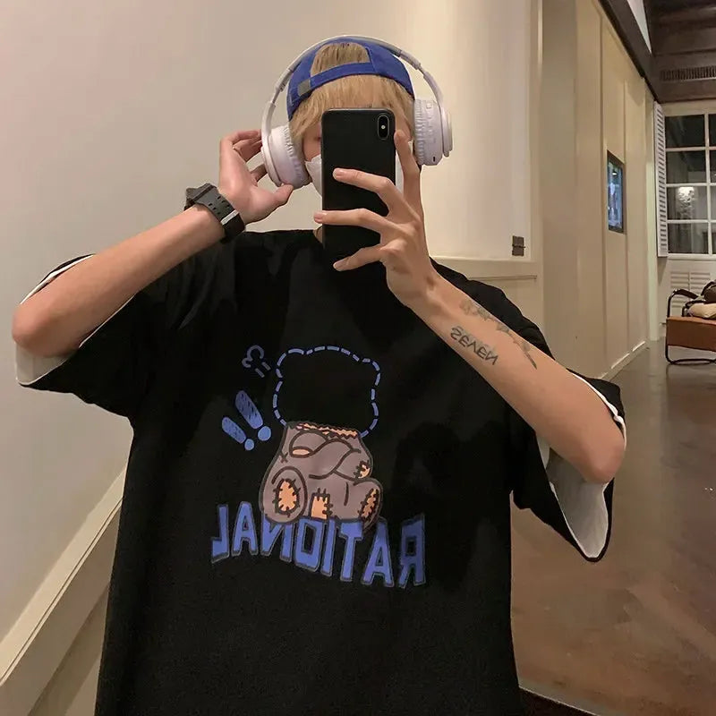 T-shirt Harajuku Oversize